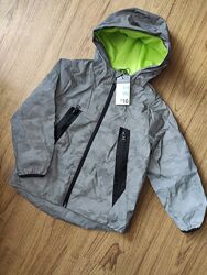 Детская куртка для мальчика крутая светоотражающая Primark 104, 98