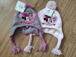 Детская шапка теплая Минни маус Minne Mouse Disney р.48, 50 