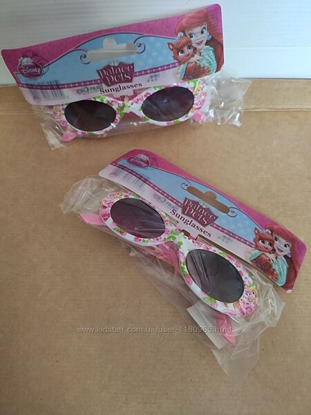Детские очки солнцезащитные для девочки 3 Принцессы Disney .