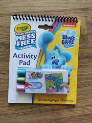 Детский набор для рисованиямаркеры Crayola activity pad blues clues