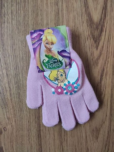 Детские перчатки  волшебная фея Динь, Динь  р.4/8 Disney.