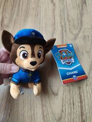 Детская мягкая игрушка Щенячий патруль Гонщик, Чейз Disney 