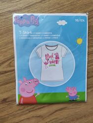 Детская футболка Свинка пепа, Peppa pig р.98/104, 110/116, 122/128 Disney