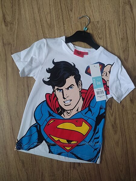 Детская футболка супер герой Сепермен, Superman р.104, 116 Disney