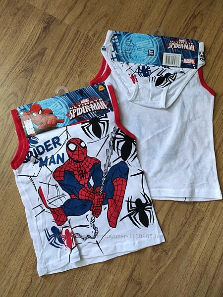 Детский набор для мальчика Человек паук, Спайдермен майка, трусы р.2-3 Disney