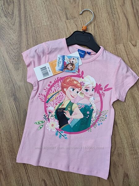 Детская футболка для девочки Холодное сердце Эльза Анна р.104 4 Disney