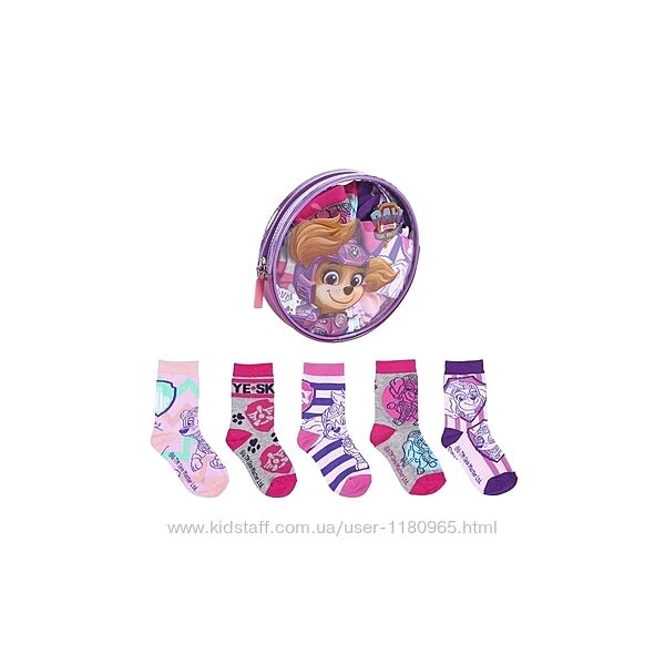 Дитячі шкарпетки Щенячий патруль Скай Еверест Disney р.23/25 набір 5шт 