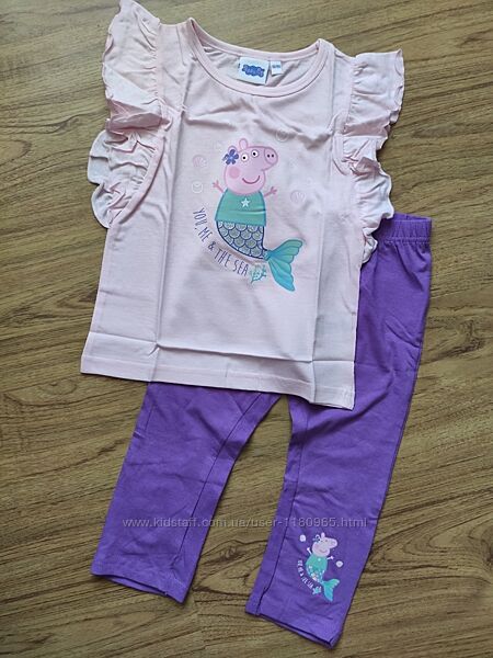 Детский костюм Свинка Пепа Peppa pig Disney р.98-104, 110-116,122-128. 