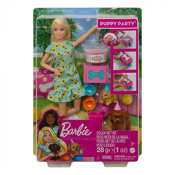 Ігровий набір Barbie puppy paty Вечірка цуценят