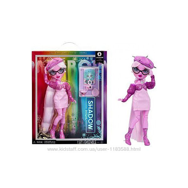 Лялька rainbow high shadow high lavender lynn рейнбоу хай лавандер