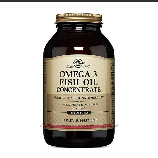 Omega 3 Solgar fish oil concentrate Омега 3 Солгар