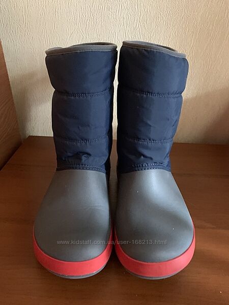 Зимові чоботи Crocs Kids LodgePoint Snow Boot розмір J6