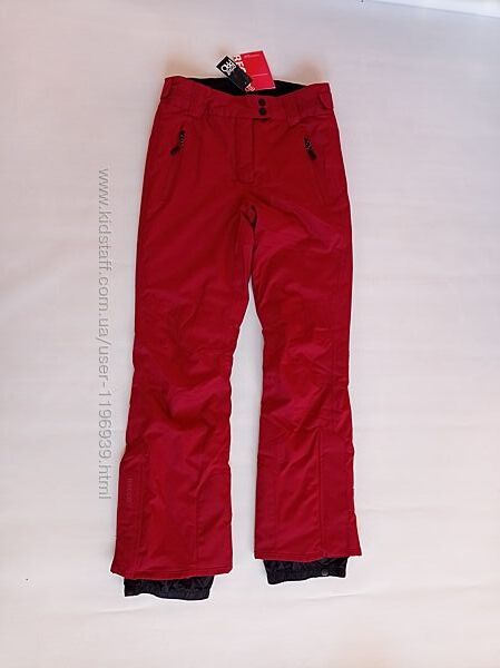 Лыжные бордовые штаны с системой recco. 44-46 размер