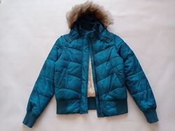 H&M. Крутая куртка c меховушкой на 12-13 лет. 158 размер.