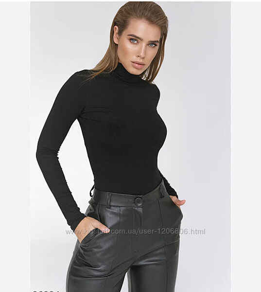 Базовий чорний гольф рубчик H&M