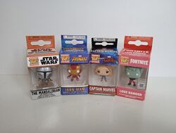 Фигурка брелок герои Marvel, Fortnite, Star Wars Funko Pop