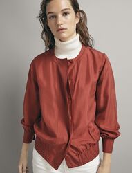 Шёлковая блуза Massimo Dutti