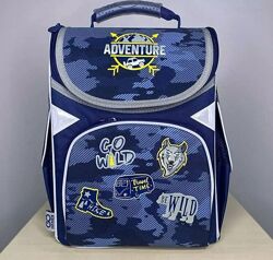 Рюкзак шкільний каркасний GoPack GO20-5001S-16 Adventure