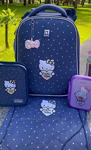 Комлект, набір Kite Hello Kitty HK22-531M, рюкзак, пенал, сумка для взуття 