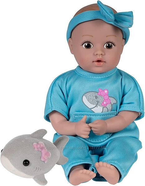 Adora Mini Baby Doll with Soft Flocked Shark Friend . 