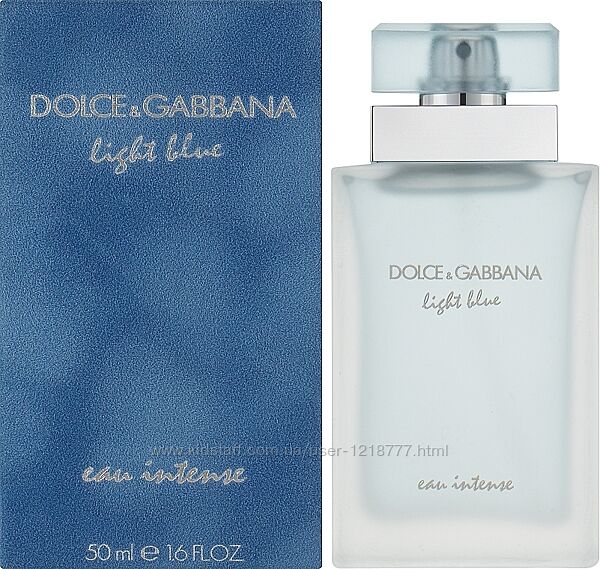 Парфюмированная вода Dolce & Gabbana Light Blue Eau Intense. Оригинал