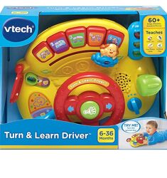 Музичне інтерактивне кермо для малюків Vtech Turn and Learn Driver