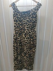 Вечернее леопардовое платье