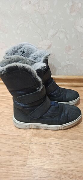 Зимові чоботи Polaris з натуральної шкіри та хутра