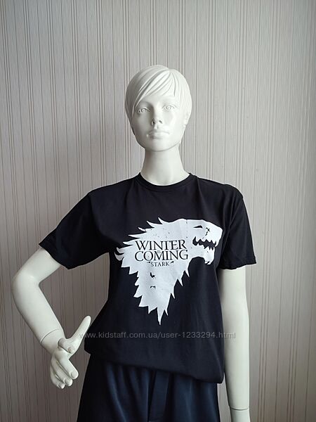 жіноча чорна футболка розмір С