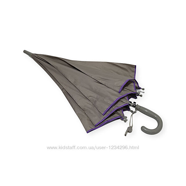 Дитяча однотонна парасолька тростиною на 4-8 років від фірми Toprain 039