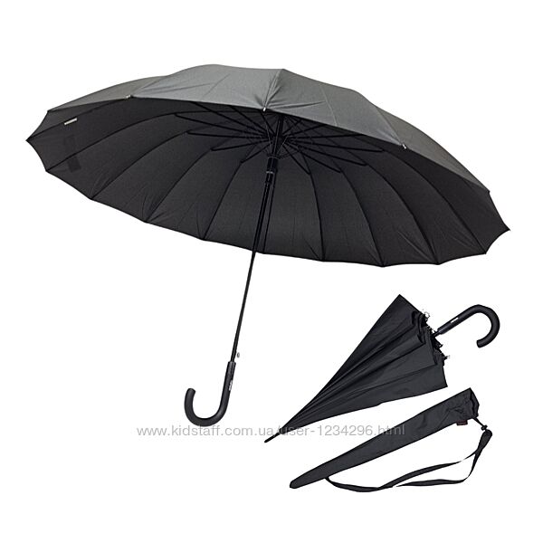 Чоловіча парасолька тростина Toprain на 16 спиць із чохлом 01003