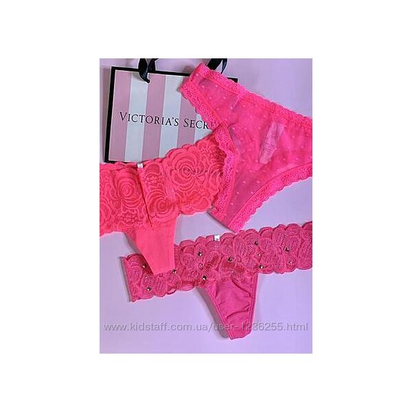 Victorias Secret трусики, pink, оригинал 