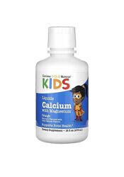 California Gold Nutrition, рідкий кальцій із магнієм для дітей, 473мл