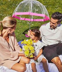 Детский зонт-трость прозрачный Fulton Funbrella-2