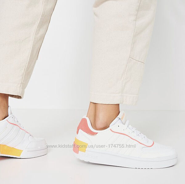 Женские белые кожаные кроссовки кеды Adidas Postmove 43 размер