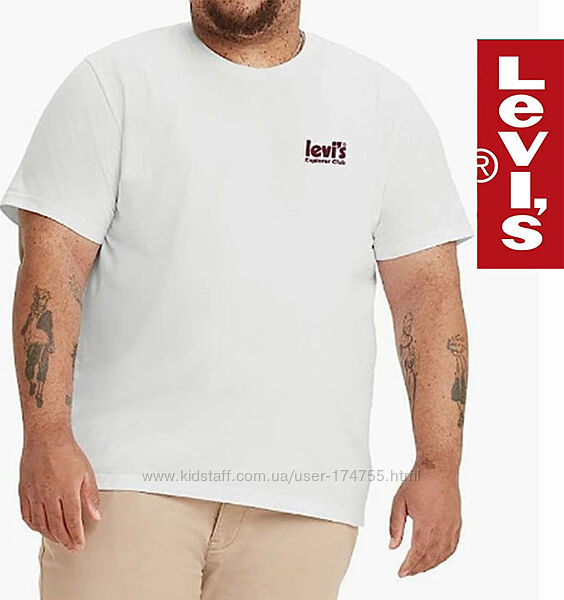 Чоловіча футболка Levi&acutes Великі розміри Оригінал