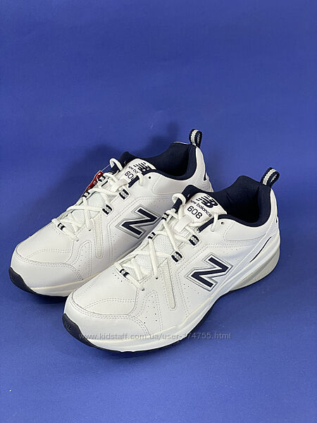 Чоловічі білі шкіряні кросівки New Balance 608 розмір 51