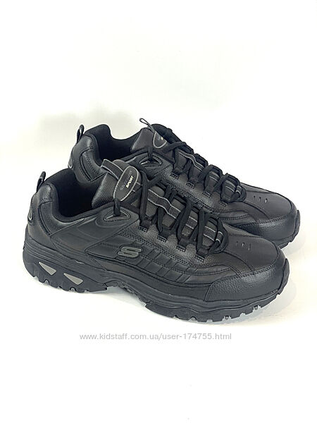 Чоловічі шкіряні кросівки Skechers Energy Afterburn розмір 50,5