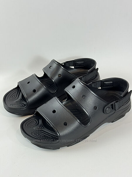 Чоловічі чорні сандалі Crocs All-Terrain 47, 48, 49 розмір
