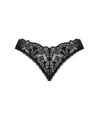 Donna Dream crotchless thong Obsessive Чорні трусики з доступом