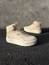Шкіряні демі кросівки Puma Karmen mid.