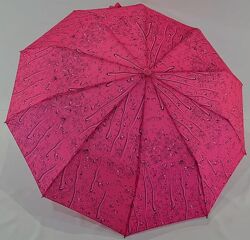 Женский зонт полуавтомат капли дождя от фирмы MAXY KOMFORT 10спиц антиветер