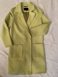 Пальто женское Raslov, пальто лимонного цвета, пальто оверсайз 