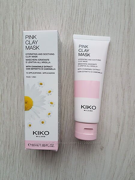 Маска Kiko pink clay mask