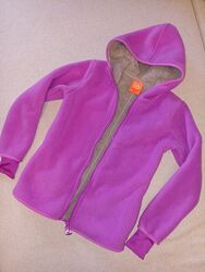 Фліска утеплена куртка для дівчинки р.134-140