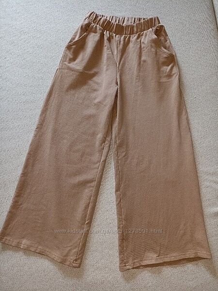 Спортивні штани широкі для дівчинки р.134-140