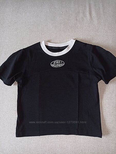 Футболка укорочена для дівчинки р.134-140