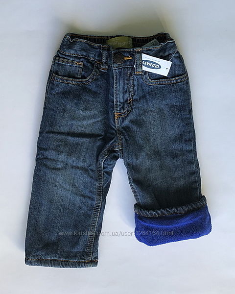 Флісові джинси хлопчику 12-24м. 74-84см, 2-5р. 84-114см Old Navy
