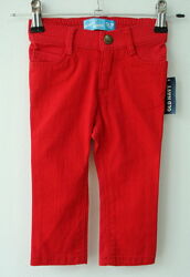 Дитячі червоні штани дівчинціДетские красные штаны девочке 2г 91см Old Navy