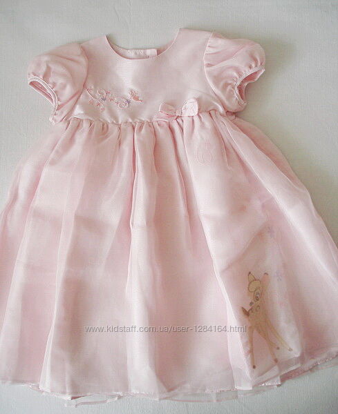 Дитяча сукня/плаття 9-18міс рожеве Бембі Disney/Платье праздничное детское